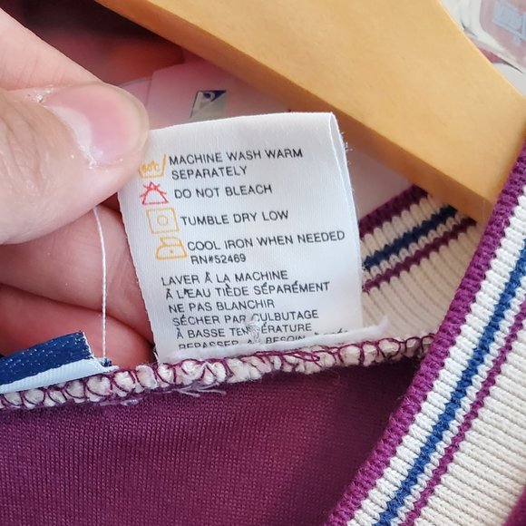 Vintage 90s 725 Originals Purple Velvet Top - Picture 7 of 7